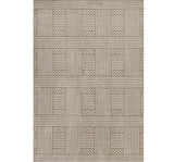 3' X 5' Beige And Ivory Geometric Indoor Outdoor Area Rug