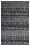 3' X 5' Gray Tribal Area Rug