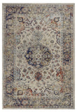 3' X 5' Ivory Medallion Area Rug