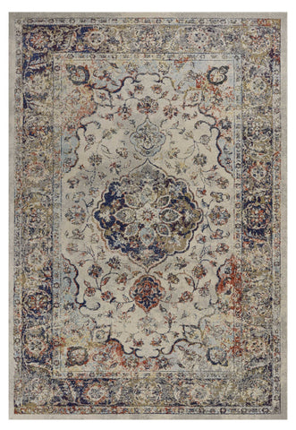 3' X 5' Ivory Medallion Area Rug