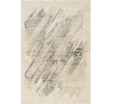 3' X 5' Gray And Ivory Abstract Distressed Area Rug