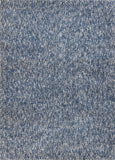 3' X 5' Indigo And Ivory Abstract Hand Woven Area Rug