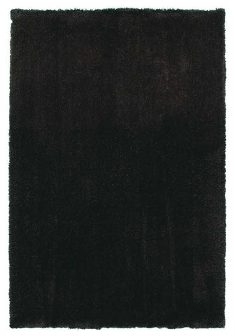 3' X 5' Espresso Shag Hand Woven Area Rug