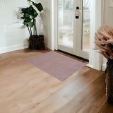 3' X 5' Pink Shag Hand Woven Area Rug