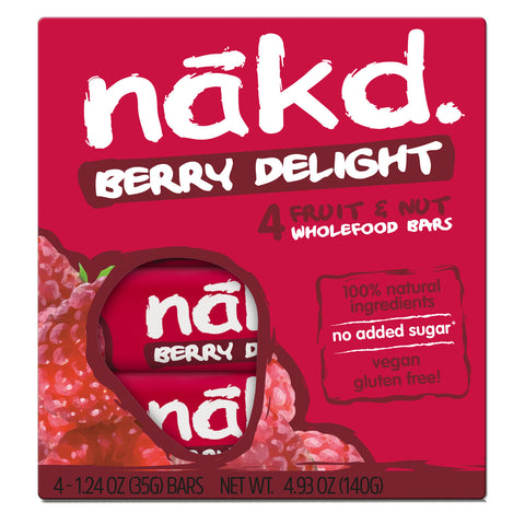 NAKD BERRY DLGHT BAR 4PK ( 12 X 4.93 OZ   )