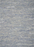 3' X 5' Blue And Beige Abstract Hand Tufted Area Rug