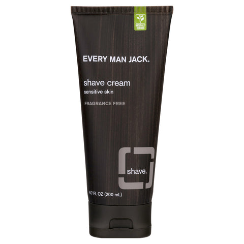 Every Man Jack Shaving Cream Fragrance Free (1x6.7 Oz)