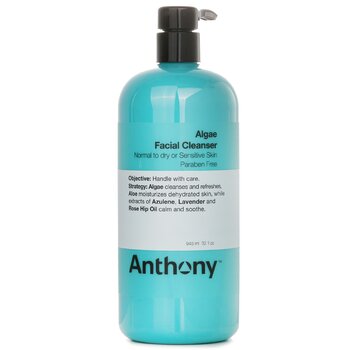 Logistics For Men Algae Facial Cleanser (Normal To Dry Or Sensitive Skin) - 946ml/32oz