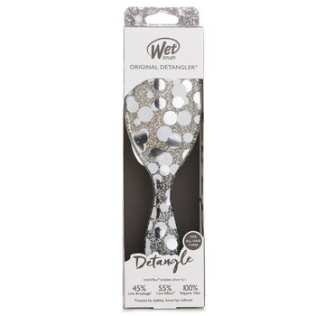 Original Detangler Groovy Disco Silver Hair Brush - 1pc