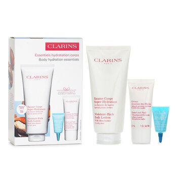 Perfect Hydration Body Set: Super Hydrating Body Balm 200ml+Youthful Hand Cream 30ml+Hydra Essentiel Reparing Lip Balm 3ml - 3pcs