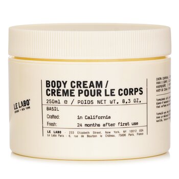 Basil Body Cream - 250ml