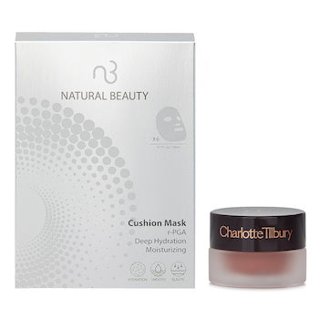 Charlotte Tilbury Eyes to Mesmerise Long Lasting Easy Colour - # Pillow Talk 7ml X Natural Beauty r-PGA Deep Hydration Moisturizing Cushion Mask (Exp Date: 13/04/2026) 6x 20ml - 2pcs