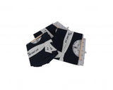 Set of Three Blue Fabric