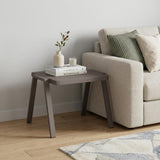 16" Taupe Aluminum End Table