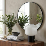 Mod Pod Black Glass Table Lamp