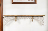 Distressed Vintage Wood Wall Shelf