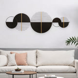 48 Black & Gold Modern Metal Centerpiece