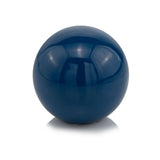 4" Blue Aluminum Decorative Orb Tabletop Sculpture
