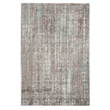 4' X 6' Ivory And Gray Abstract Area Rug
