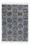 3' X 5' Gray Geometric Area Rug