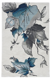 3' X 5' Ivory Floral Indoor Outdoor Area Rug