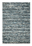 3' X 5' Ivory Blue And Gray Wool Striped Hand Woven Area Rug