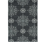 2' X 3' Charcoal Polypropylene Accent Rug