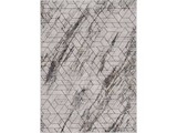 3' X 5' Ivory And Brown Geometric Area Rug
