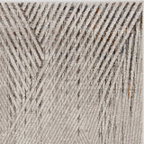 5' X 8' Ivory And Gray Geometric Area Rug