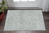 3' X 5' Gray And Black Abstract Area Rug