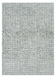 3' X 5' Gray And Black Abstract Area Rug