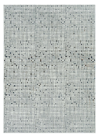 3' X 5' Gray And Black Abstract Area Rug