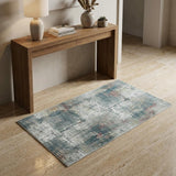 3' X 5' Gray Abstract Area Rug