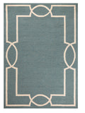 3' X 5' Gray And Ivory Handmade Indoor Outdoor Area Rug