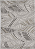 2' X 3' Beige And Brown Tropical Botanical Area Rug