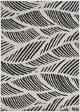 8' X 10' Blue And Gold Floral Washable Indoor Outdoor Area Rug