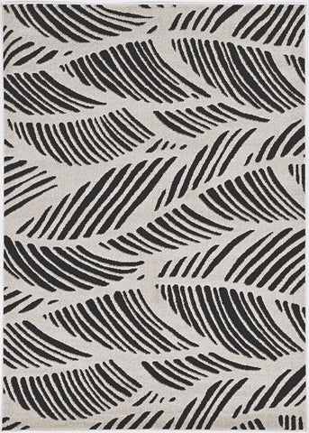 8' X 10' Blue And Gold Floral Washable Indoor Outdoor Area Rug
