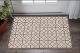 3' X 5' Ivory Or Grey Polypropylene Rug