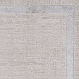 5' X 8' Gray And Ivory Geometric Area Rug