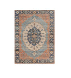8' X 10' Purple And Lavender Floral Washable Indoor Outdoor Area Rug