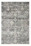 3' X 5' Gray Floral Area Rug