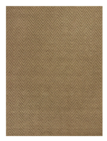 2' X 4' Natural And Brown Jute Chevron Hand Woven Area Rug