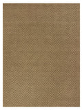 5' X 8' Natural Jute Chevron Hand Woven Area Rug