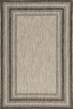 4' X 6' Gray and Ivory Wool Hand Woven Area Rug