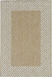3' X 4' Natural And Beige Geometric Area Rug