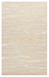 3' X 5' Beige And Ivory Wool Abstract Hand Tufted Area Rug