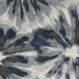 5' X 8' Ivory And Blue Floral Area Rug