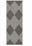 8' Gray Geometric Indoor Outdoor Area Rug