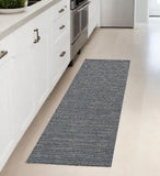 8' Gray Runner Rug