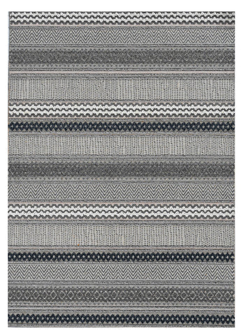 4' X 6' Taupe Geometric Area Rug